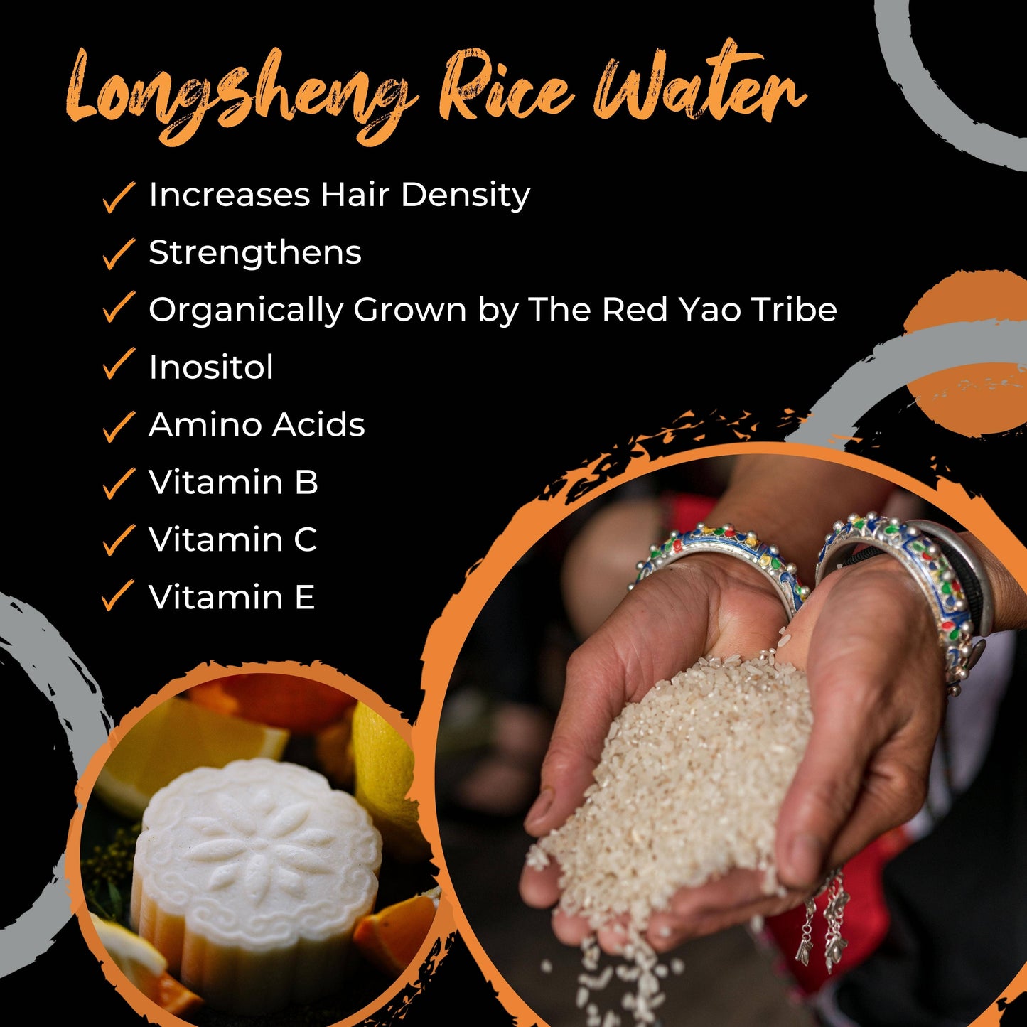 Rice Water Conditioner Bar | Citrus Zest EO | Oily Hair
