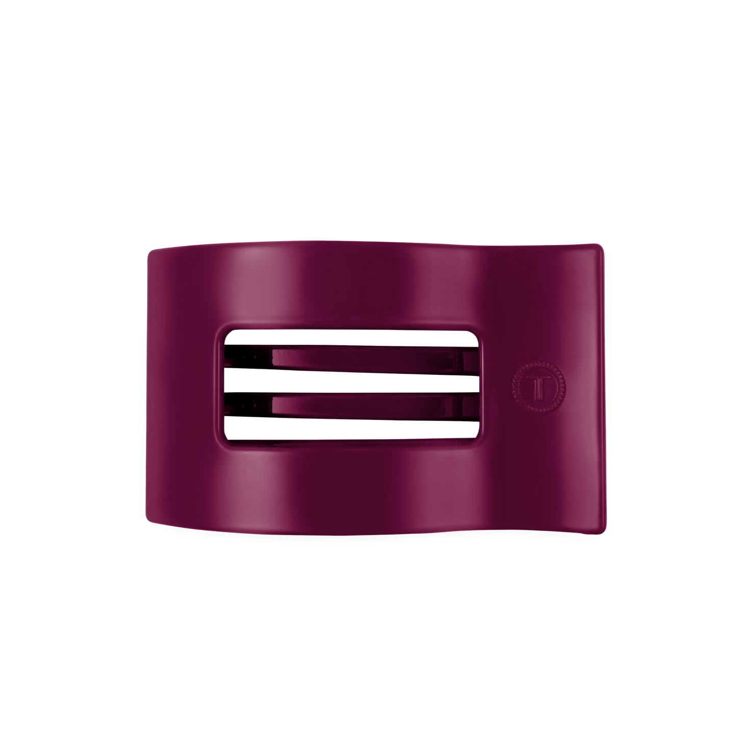 Mulberry Medium Flat Rectangle Hair Clip