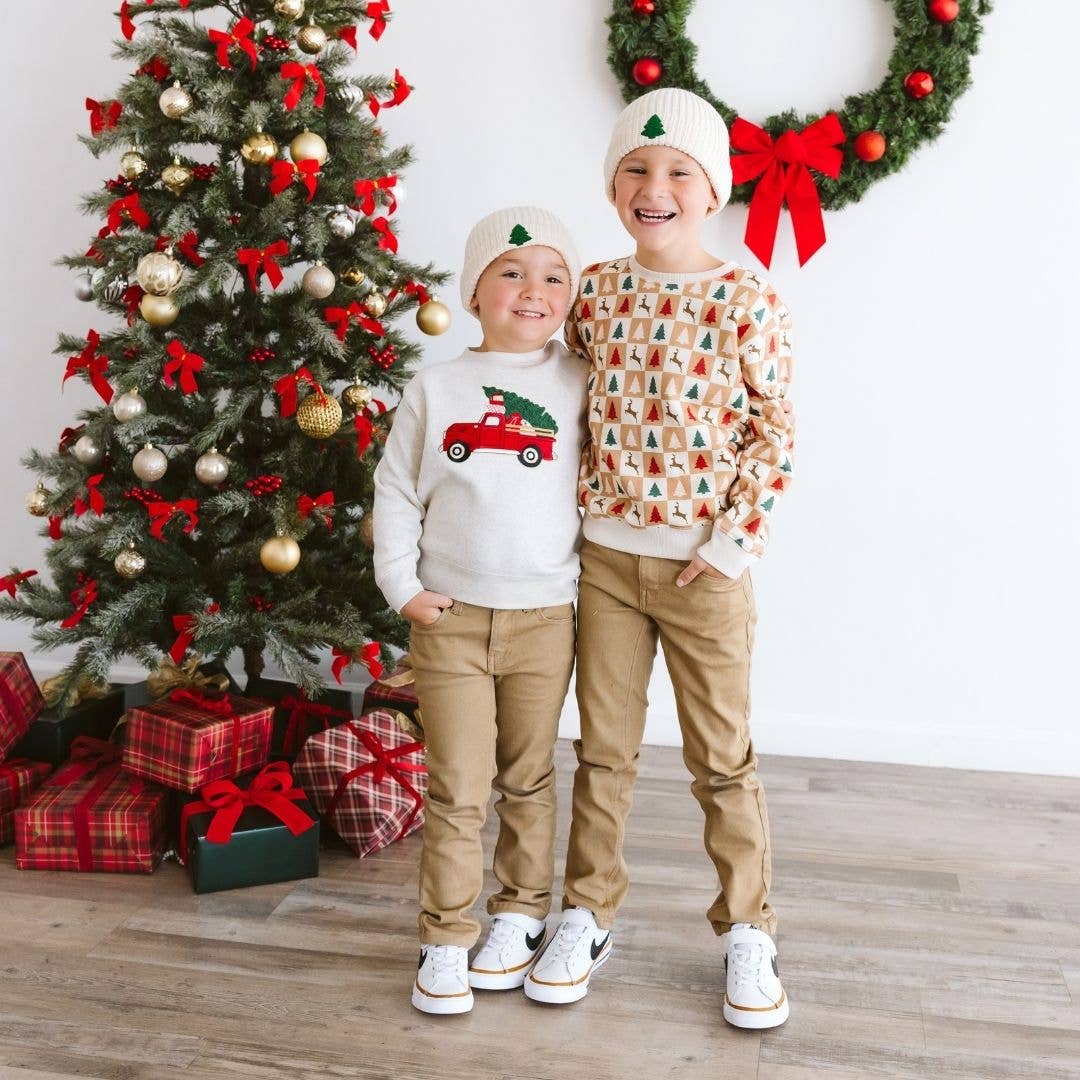 Cabin Christmas Sweatshirt - Kids Clothing - Holiday