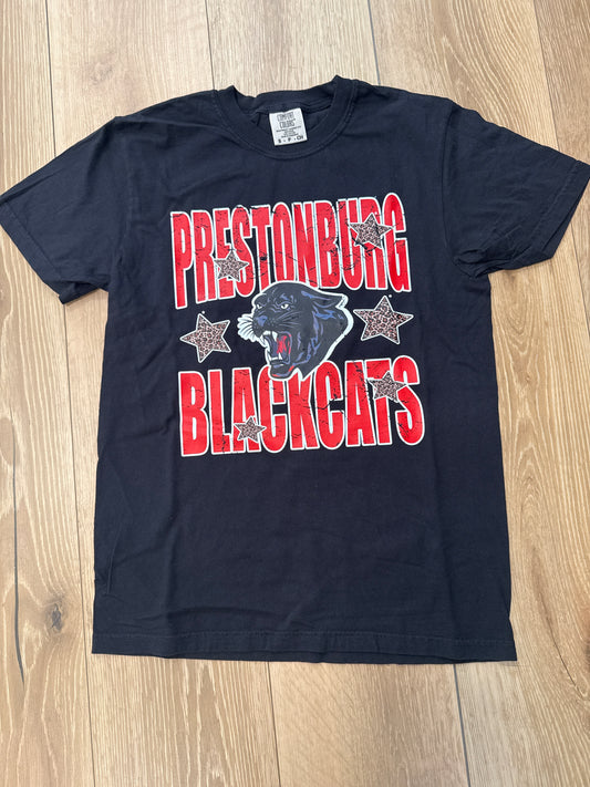 Blackcats Leopard Star Tee
