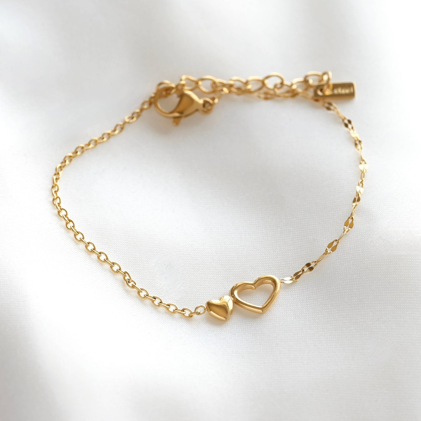Everyday Gold Charm & Chain Bracelets - Stainless Steel