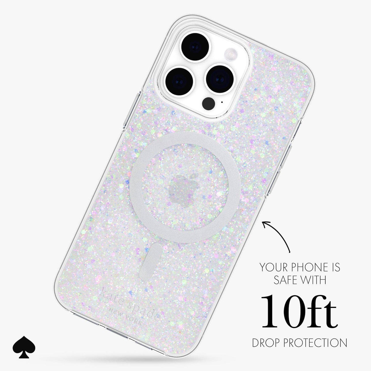 Kate spade new york iPhone 15 Pro Max Chunky Glitter MagSafe