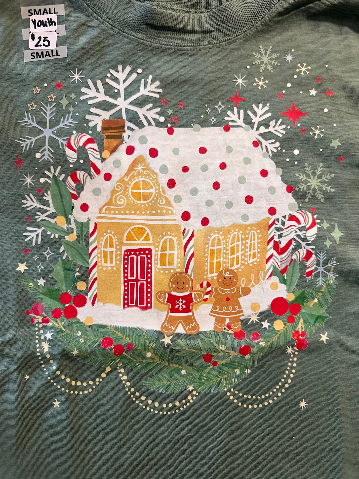 Festive Gingerbread House Tee