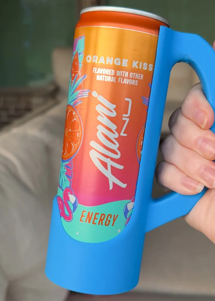 Skinny Can Holder + Lid |12 oz can
