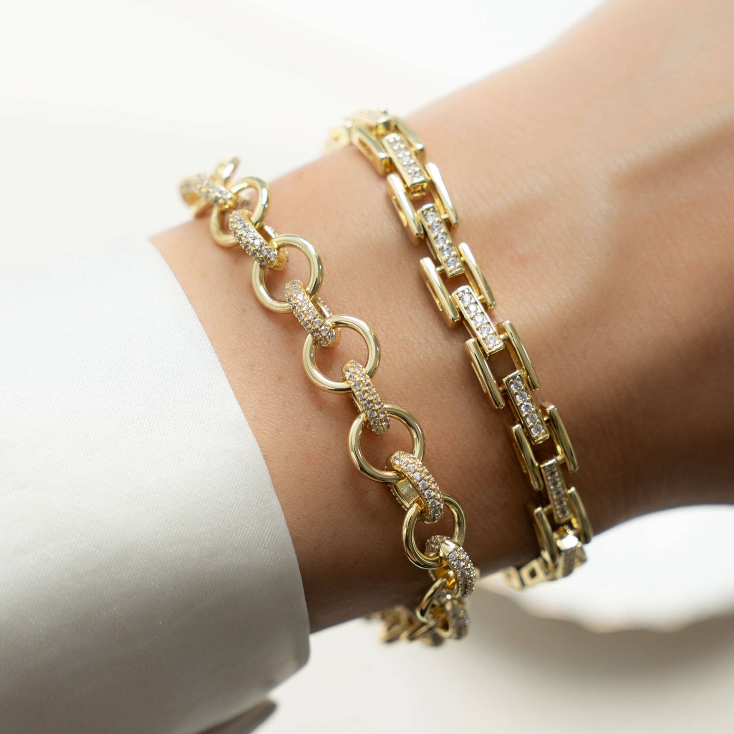 CZ Link Bracelet