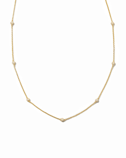 Diamond Beaded Pavé Necklace