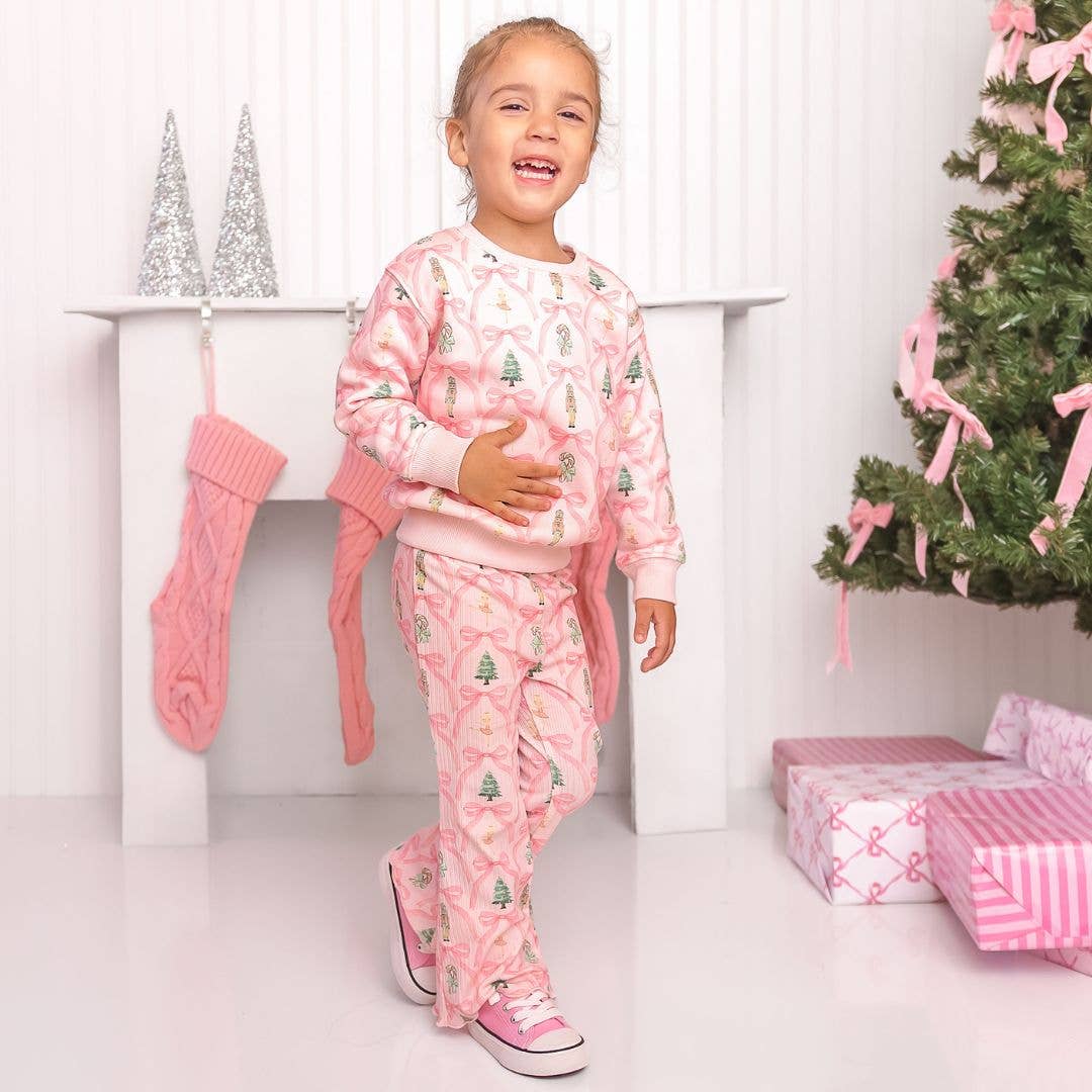 Nutcracker Trellis Christmas Sweatshirt - Kids Clothing