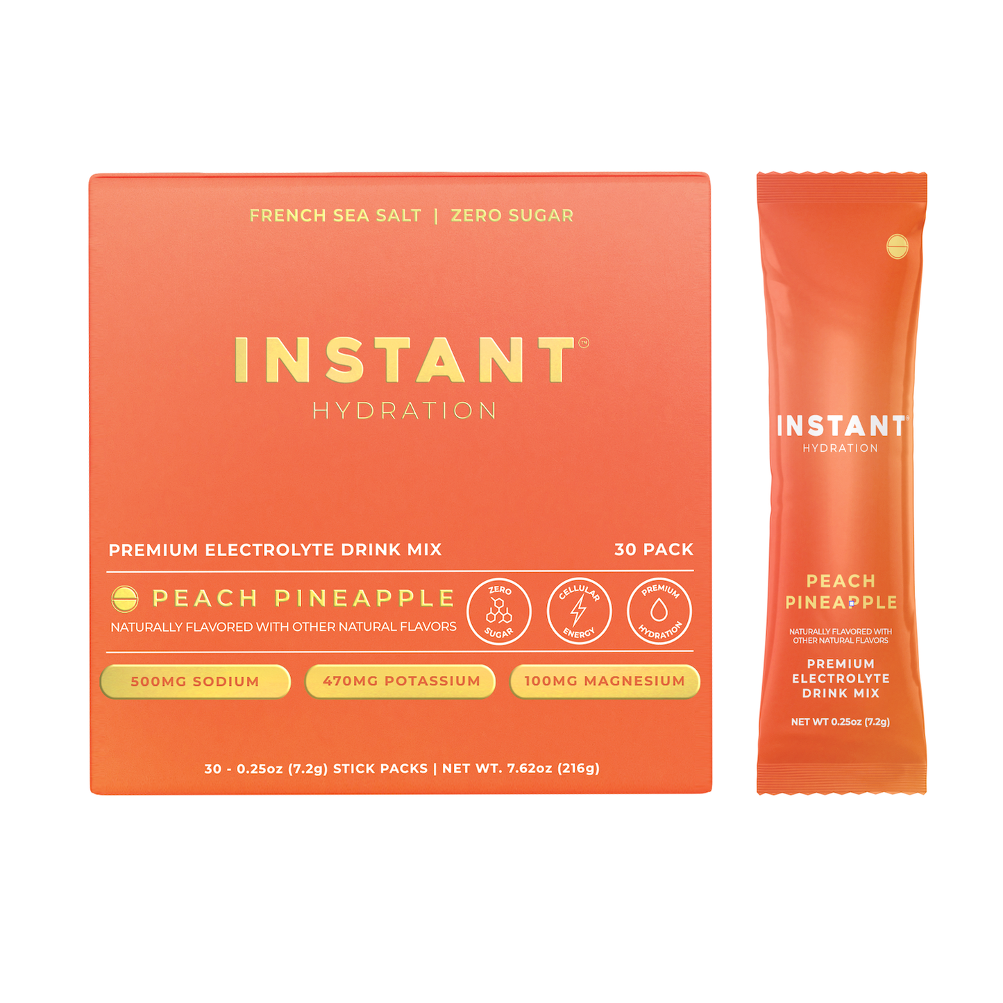 Premium Electrolyte Drink Mix: Peach Pineapple