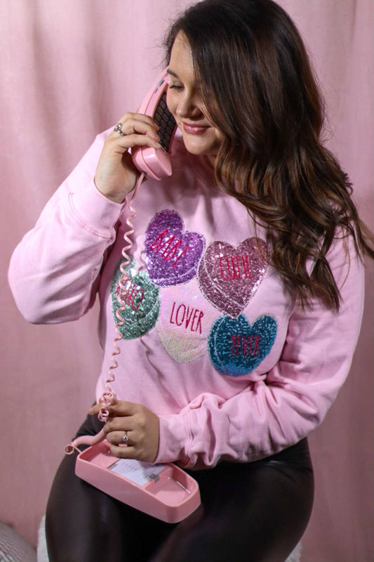 Valentine Heart Sweatshirt