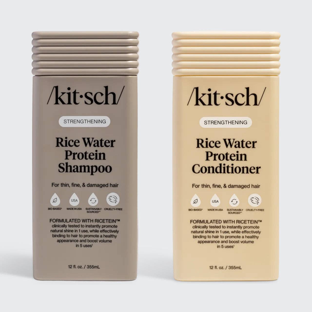 Strengthening Rice Water Shampoo & Conditioner Combo