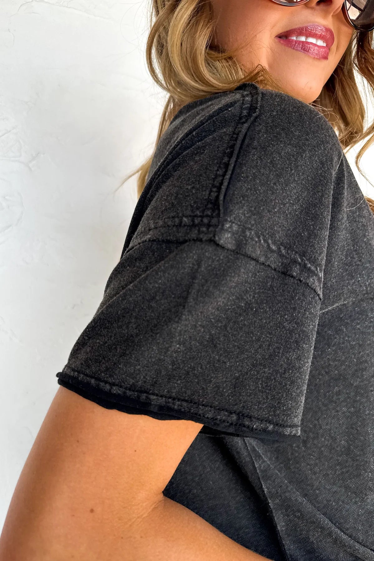 Washed Cotton Boyfriend Tee