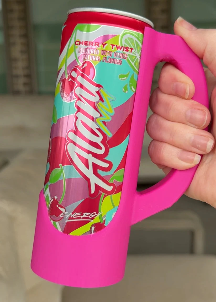 Skinny Can Holder + Lid |12 oz can