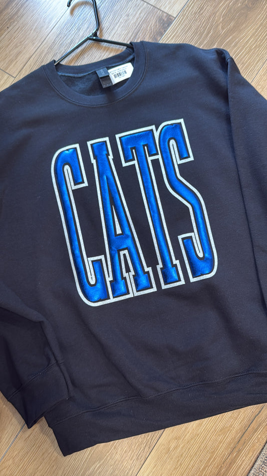 CATS Puff Outline Crewneck