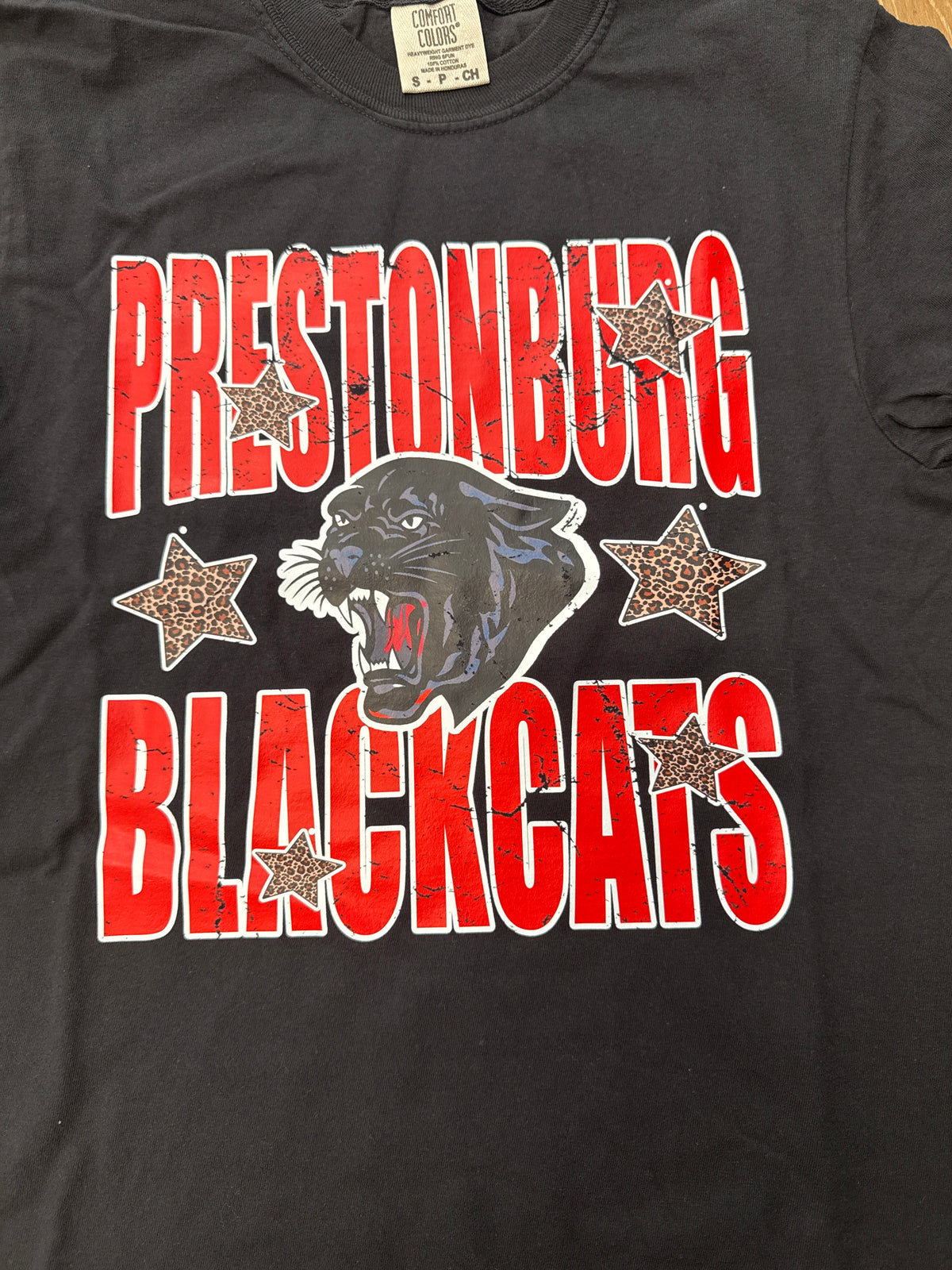 Blackcats Leopard Star Tee