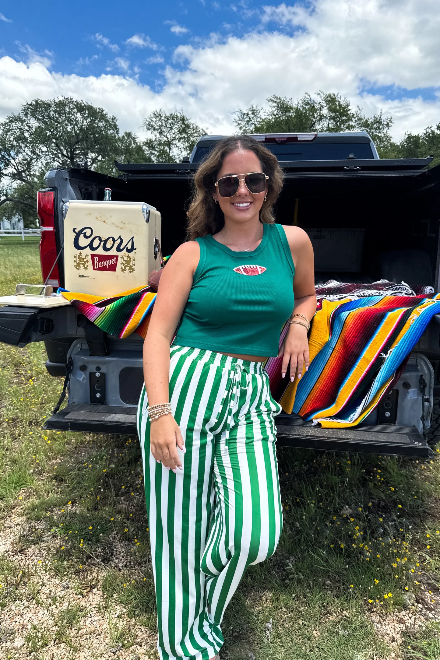 PREORDER- GAME DAY HADDIE WIDE LEG PANTS