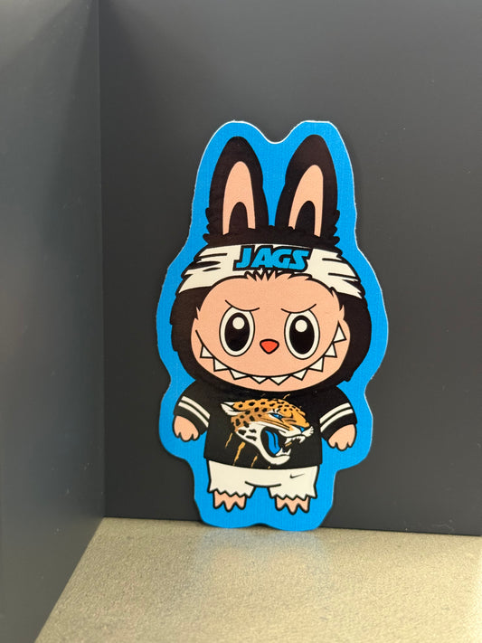 Jag Labubu vinyl sticker