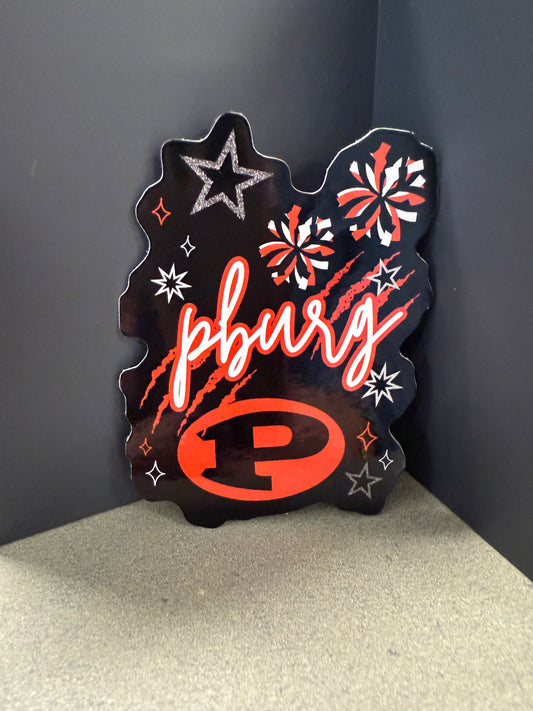 Pburg spirit vinyl sticker