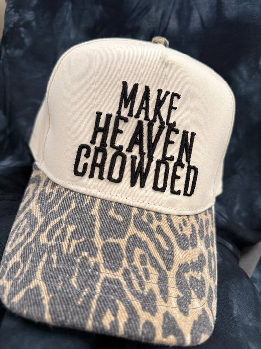 Make Heaven Crowded Leopard Hat