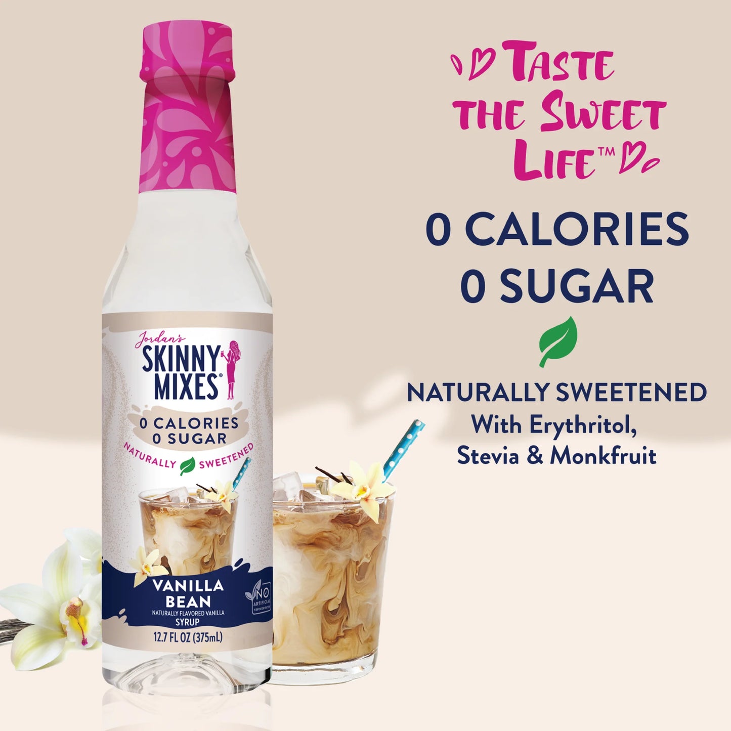 Naturally Sweetened Vanilla Bean Syrup