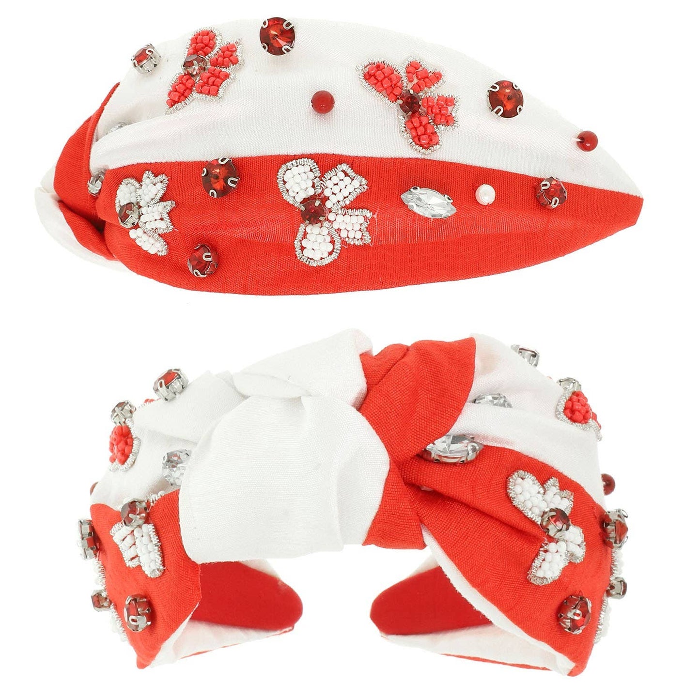 Game Day Bow Top Knotted Headband H18365