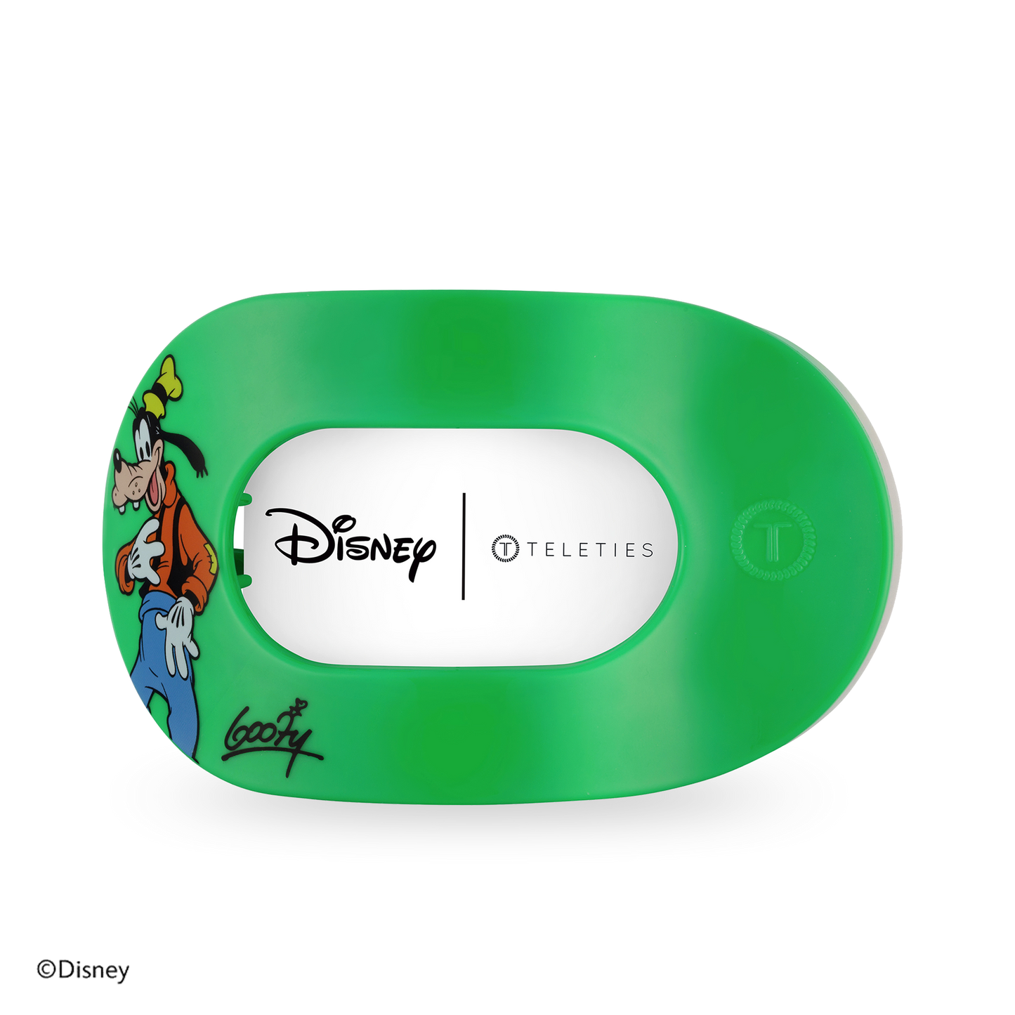 Flat Round Hair Clip | Large | Goofy