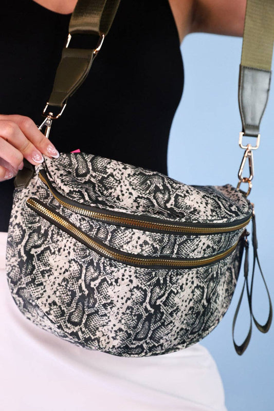 Running Errands Bum Bag- Sylvie Snake