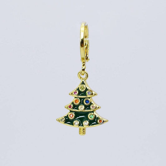 Christmas Tree Gold Charm