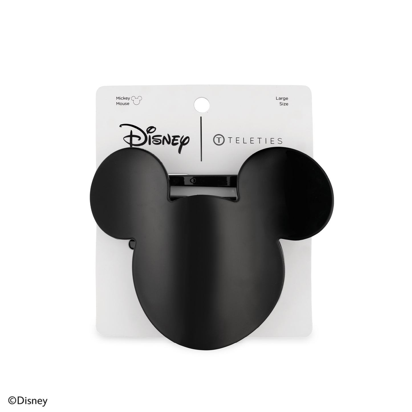 Disney: Mickey Mouse Shaped | Large |  Flat Hair Clip