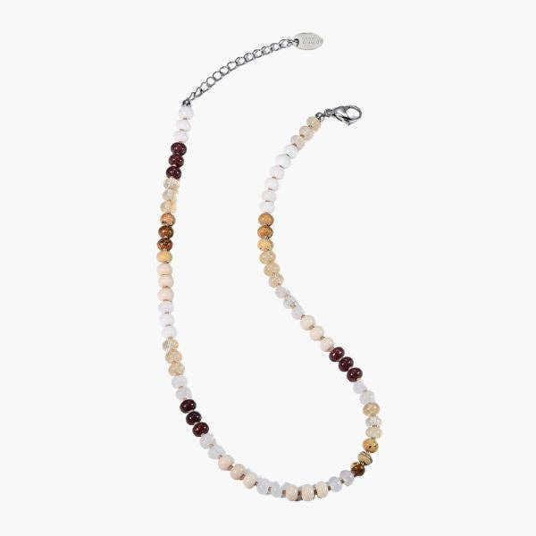 Golden Sand Stone Necklace