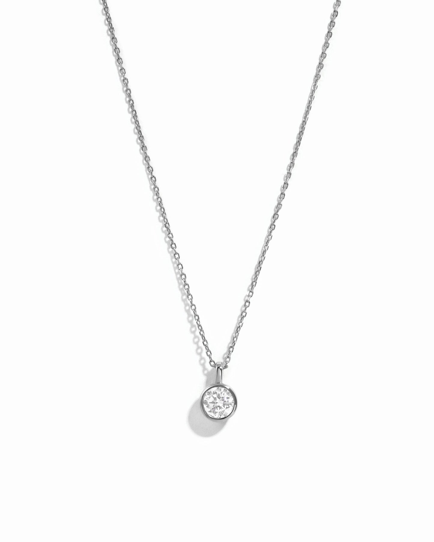 Round Bezel Necklace
