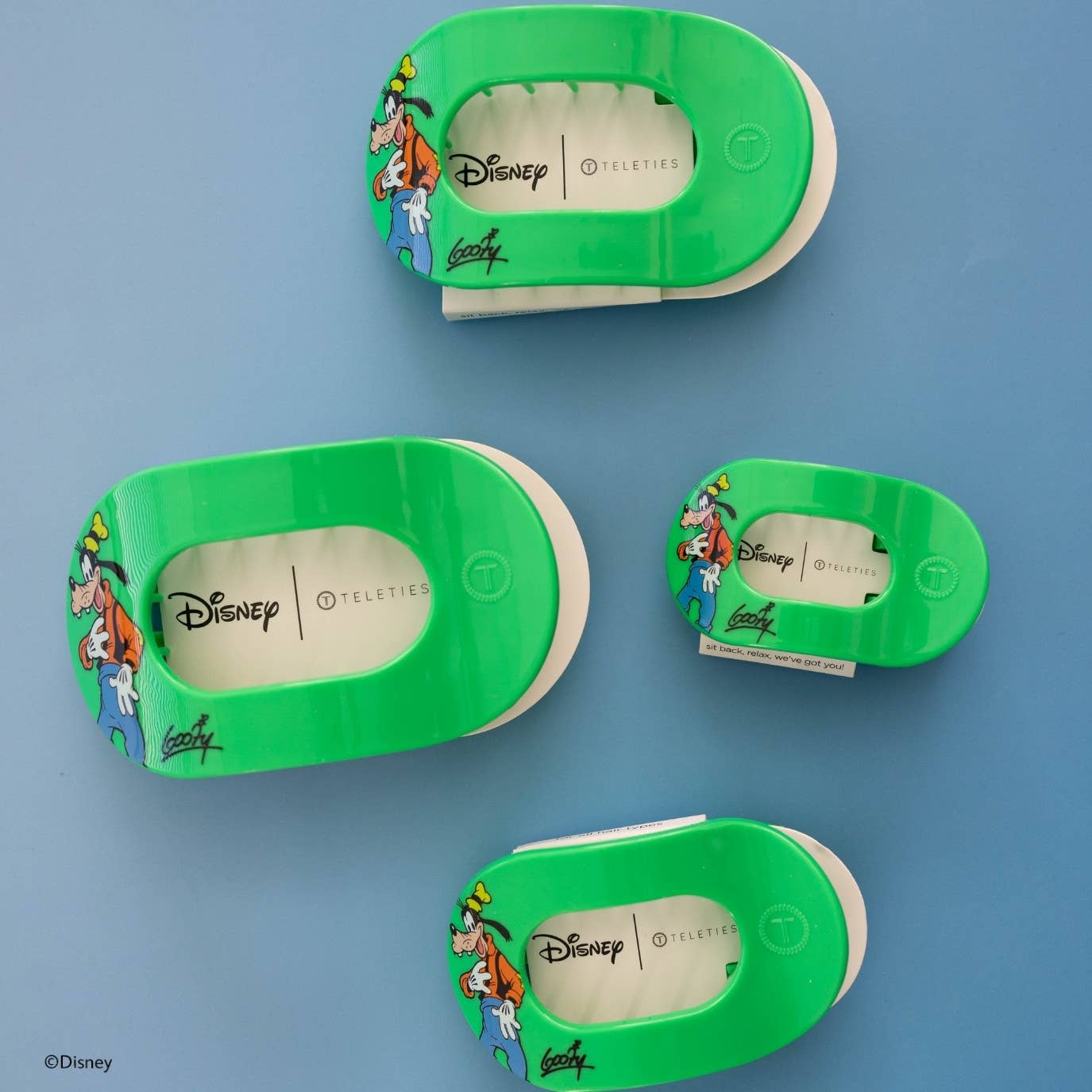 Flat Round Hair Clip | Large | Goofy