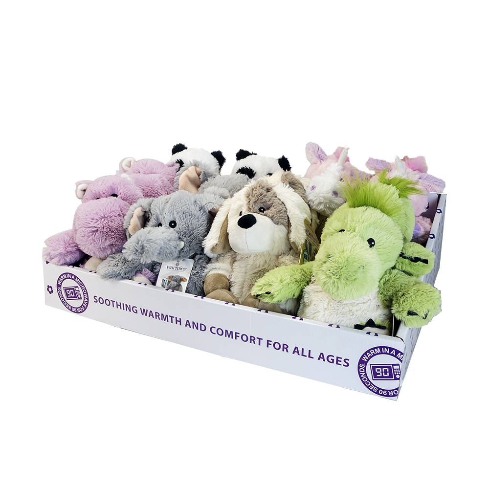 Warmies Branded Cardboard Countertop Display