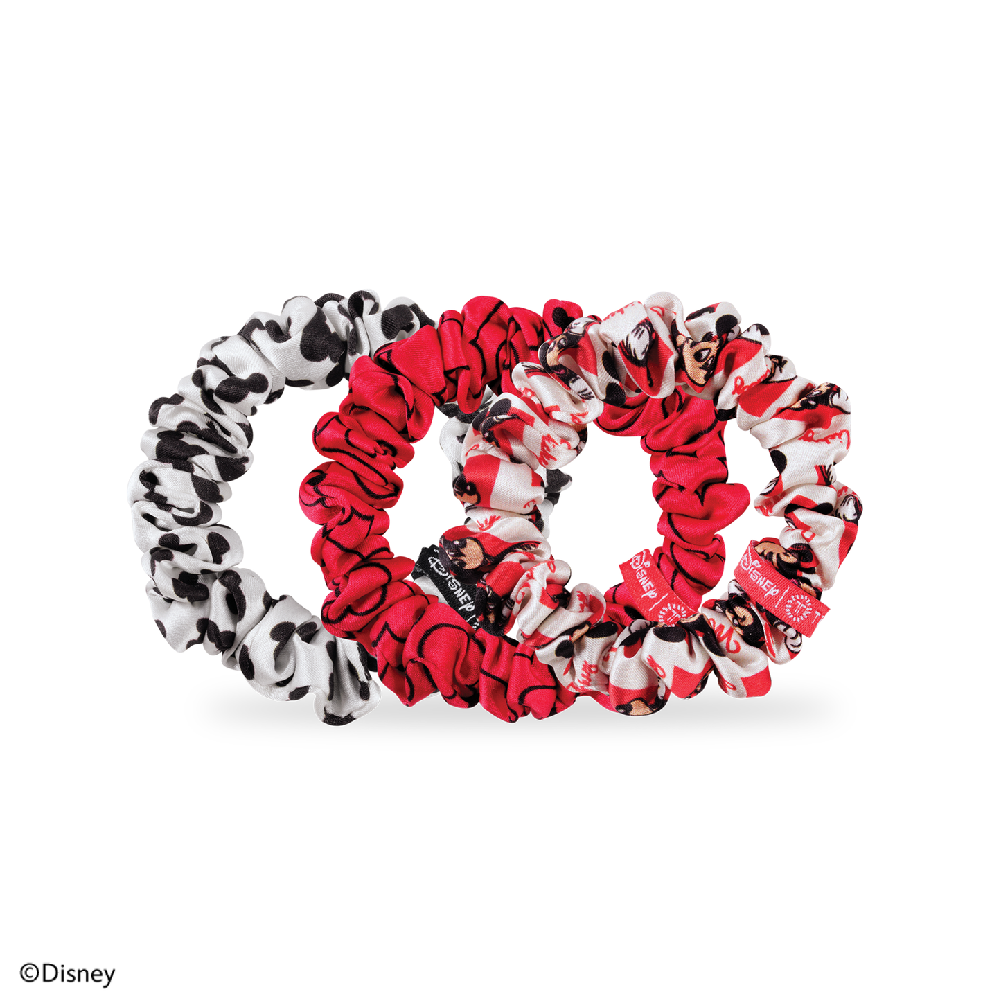 Mickey Mouse Small Silk Scrunchies