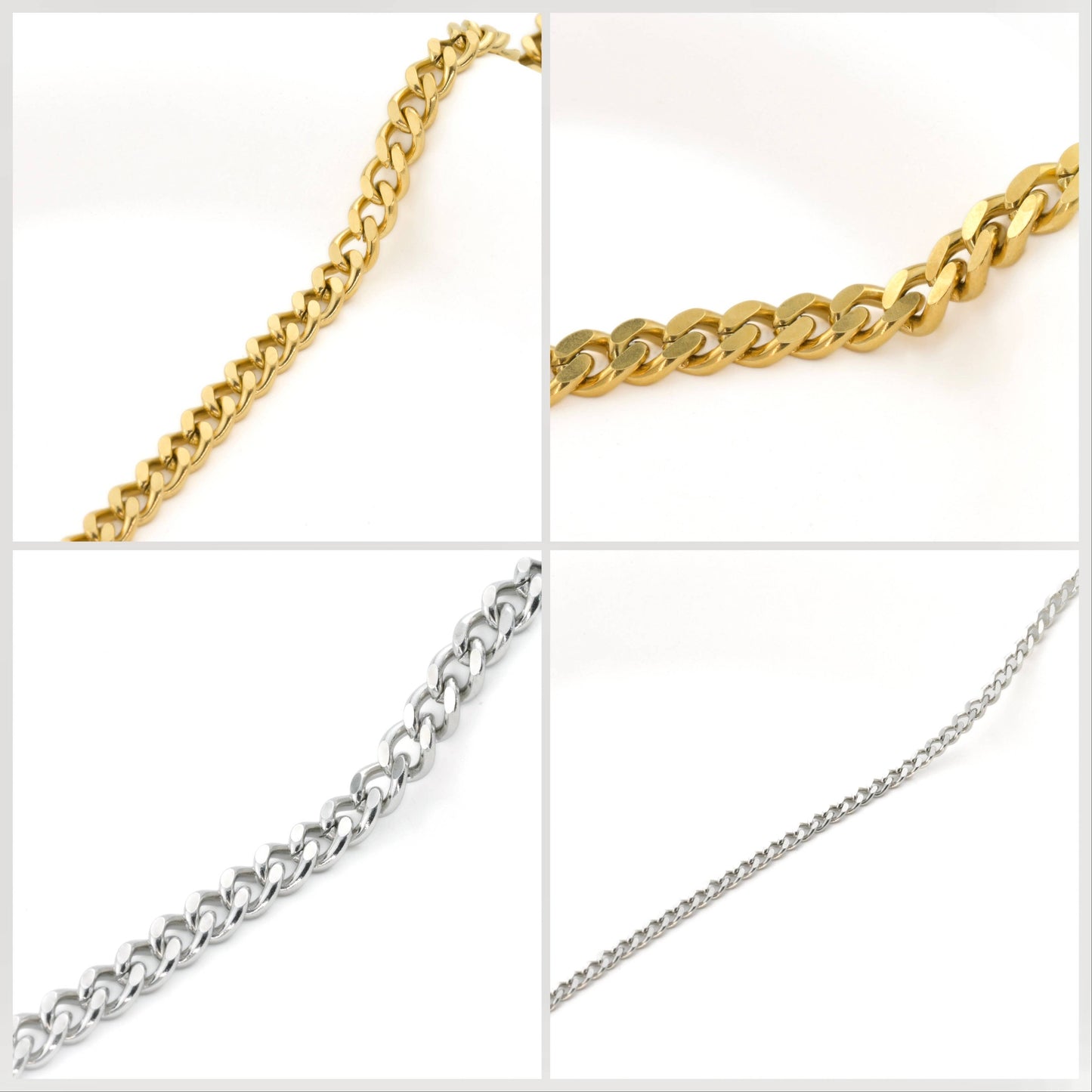 Cuban Chain Necklace - Unisex - Waterproof Stainless Steel
