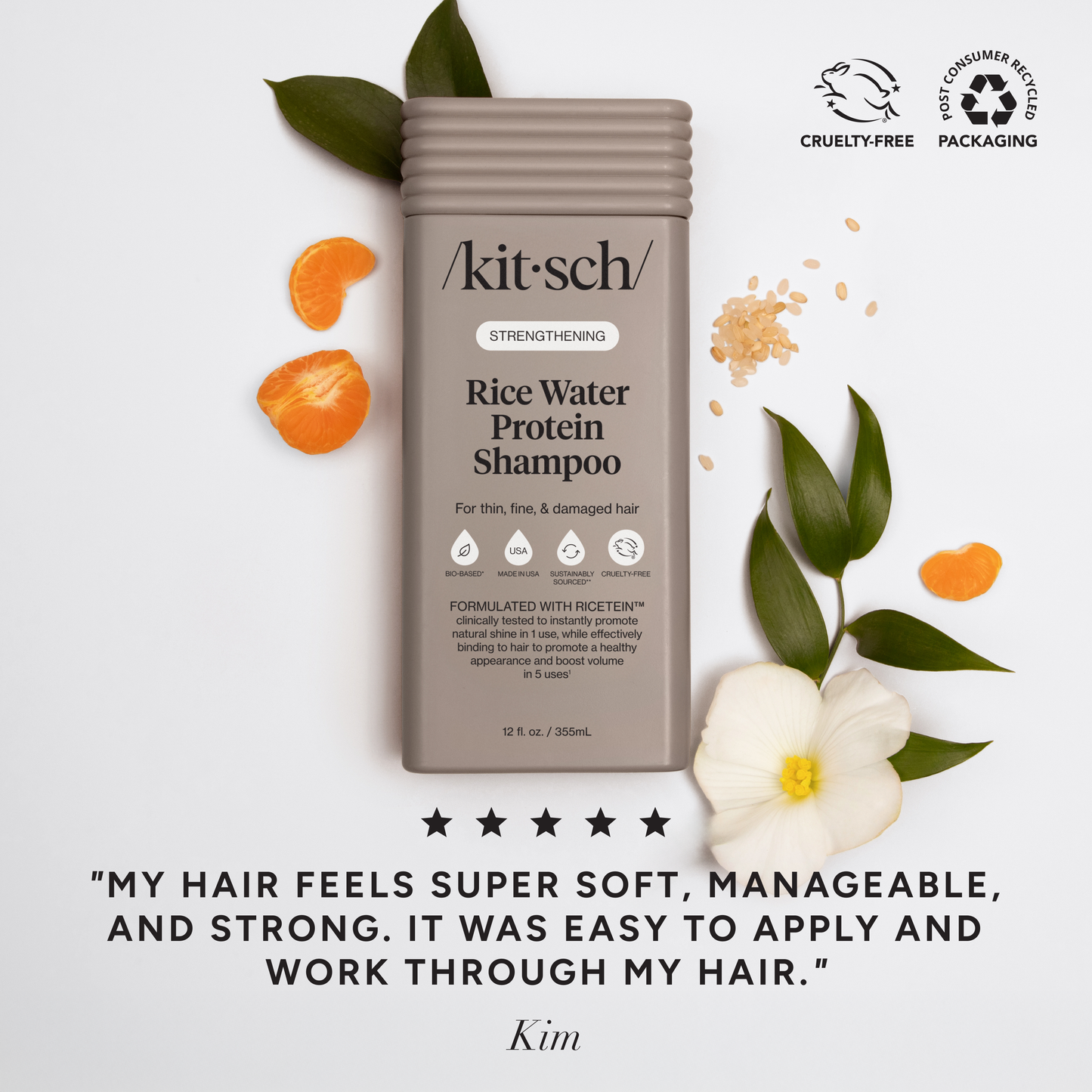 Strengthening Rice Water Shampoo & Conditioner Combo