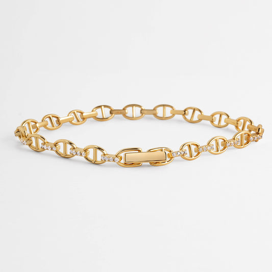 Diamond Chain Bracelet
