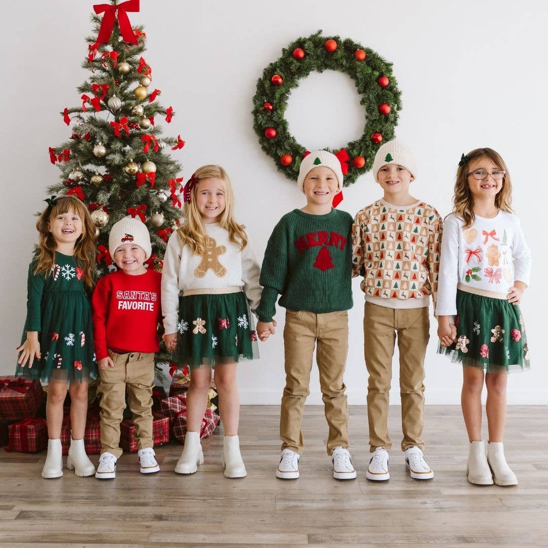 Cabin Christmas Sweatshirt - Kids Clothing - Holiday