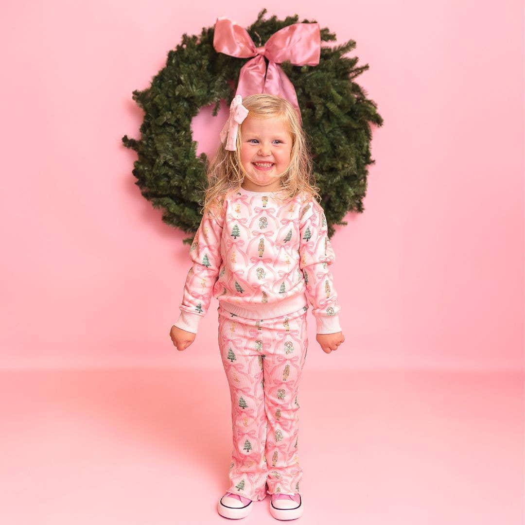 Nutcracker Trellis Christmas Sweatshirt - Kids Clothing