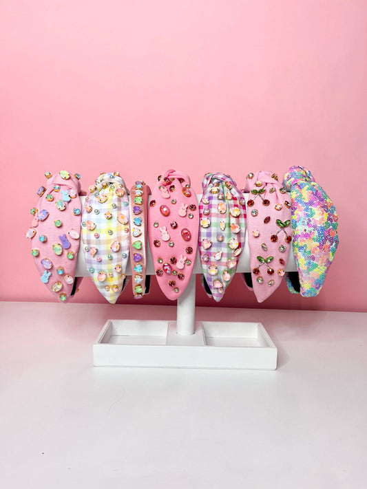 Pastel Jeweled Headbands — Spring Sparkle Collection