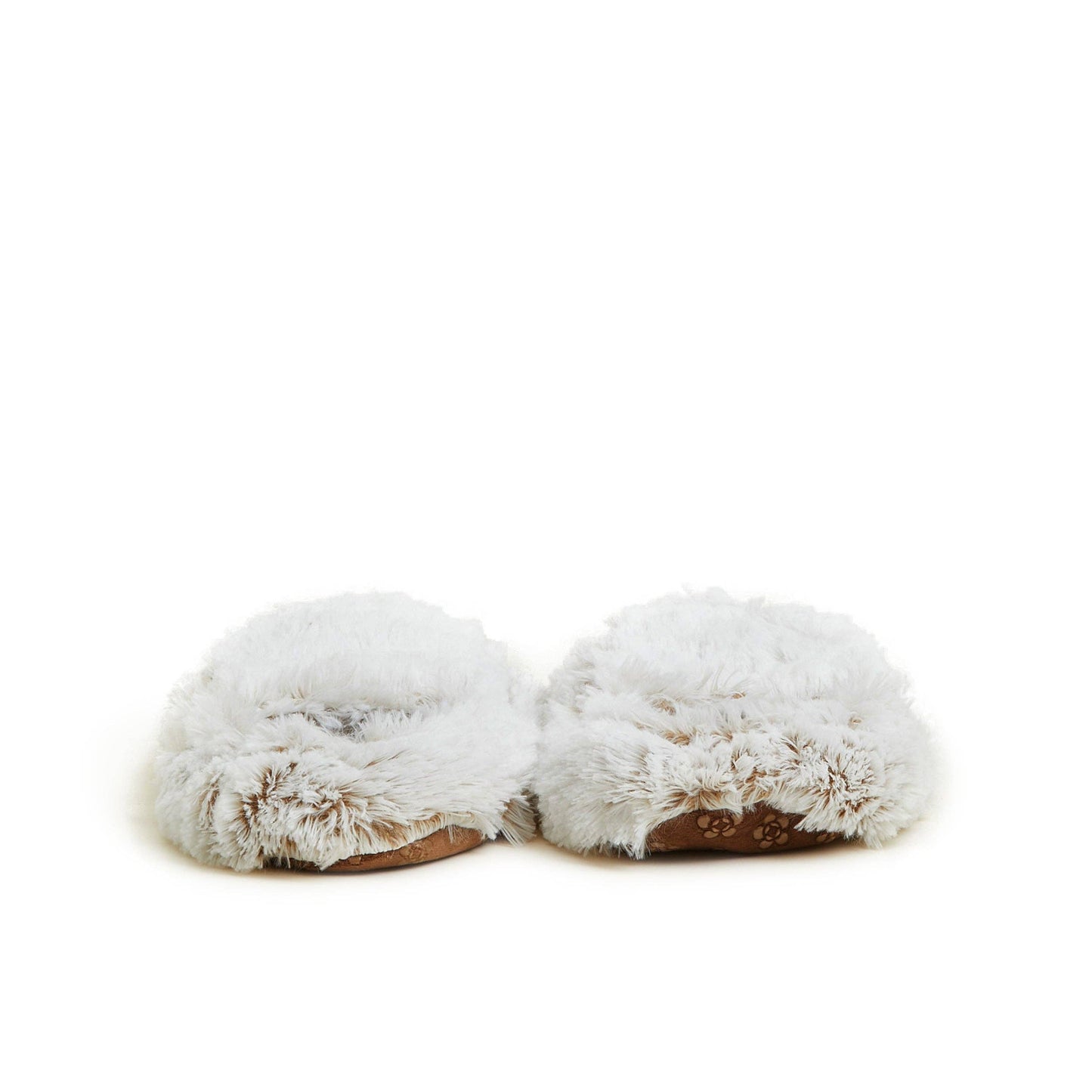 XL Marshmallow Brown Warmies Slippers