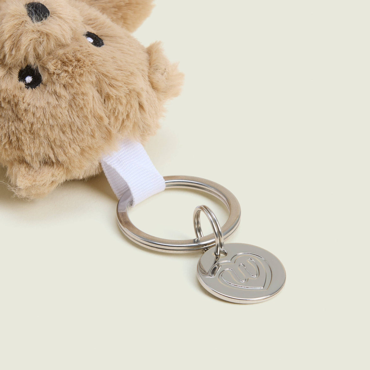 Brown Curly Bear Keyring sensory Squish fun teen trendz