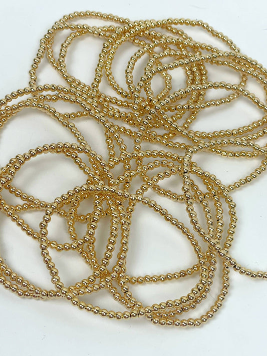 18k Gold Filled Stretch Bracelet-Small