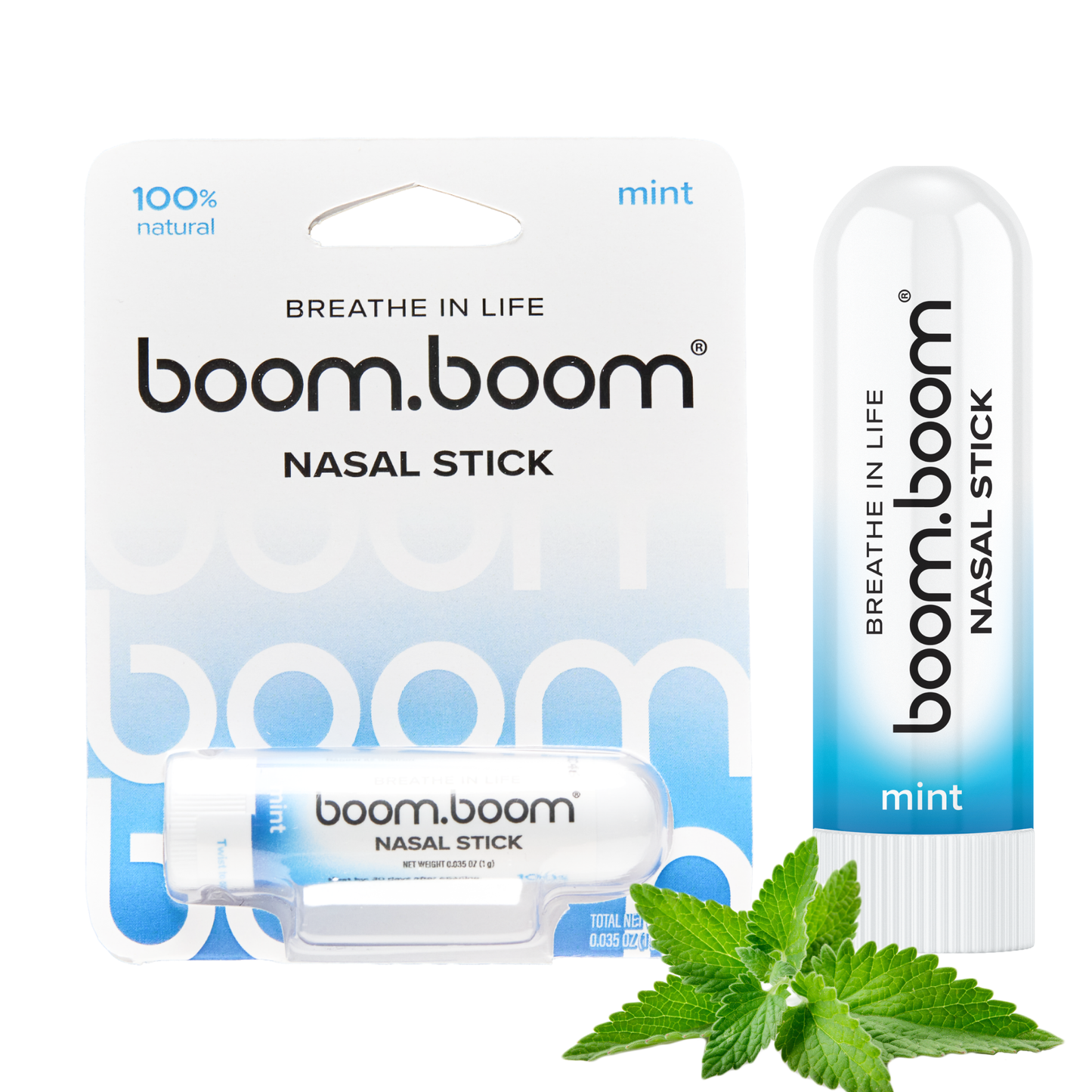BoomBoom Nasal Stick | Cool Refreshing Vapors  | Mint