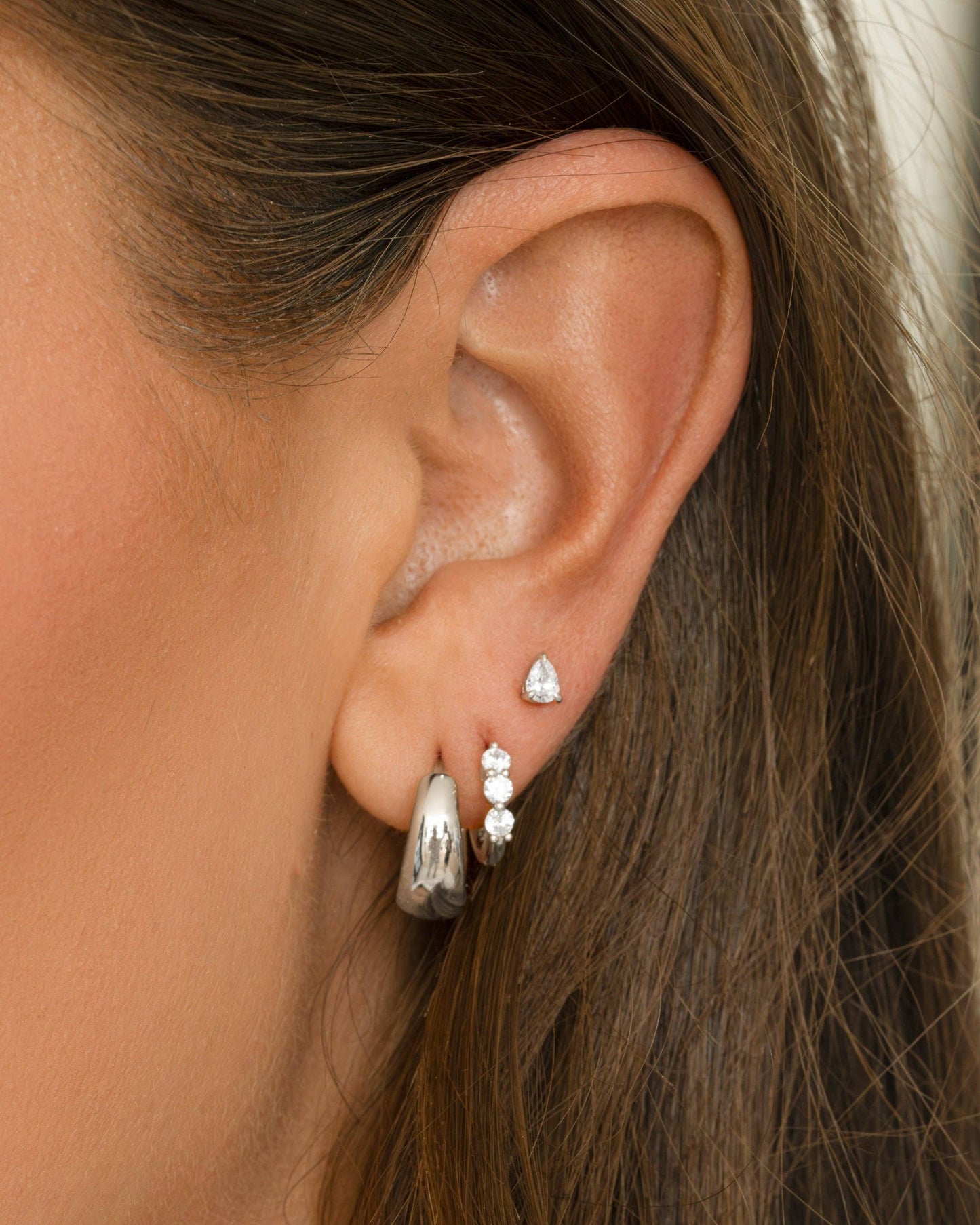 15mm Chunky Huggie Hoops