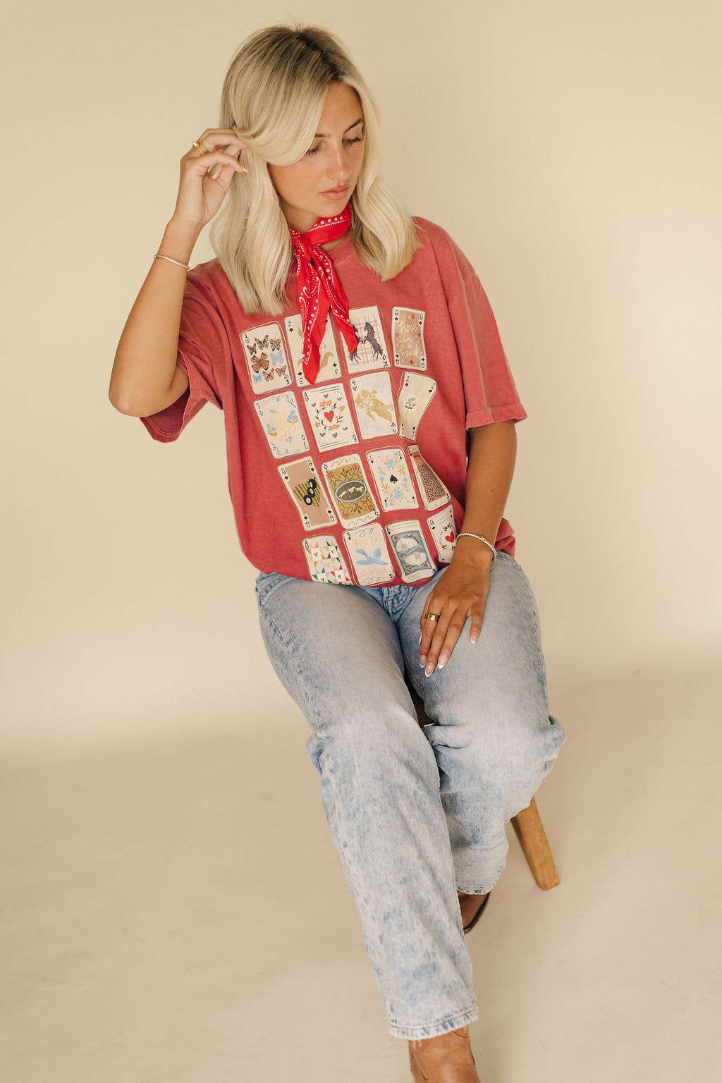 Wild Game Playing Card  Graphic Tee