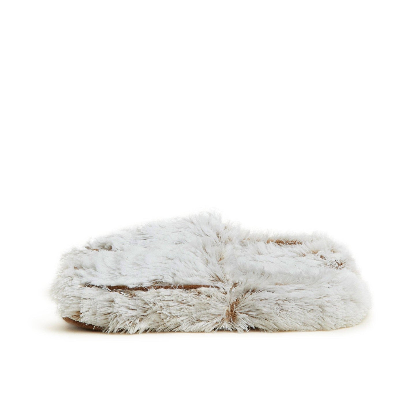 XL Marshmallow Brown Warmies Slippers