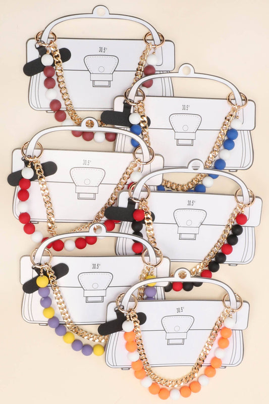 Gameday Team Colorway Dual-Strand Bag Charm