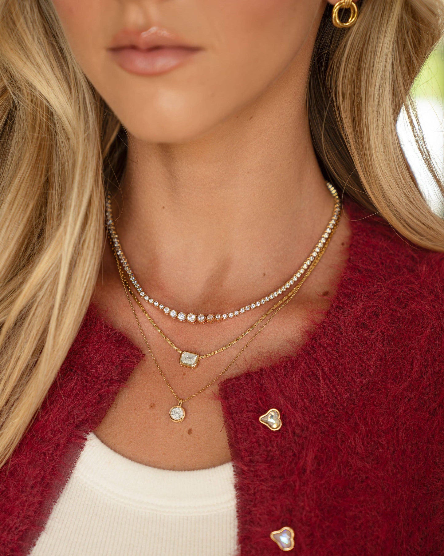 Round Bezel Necklace