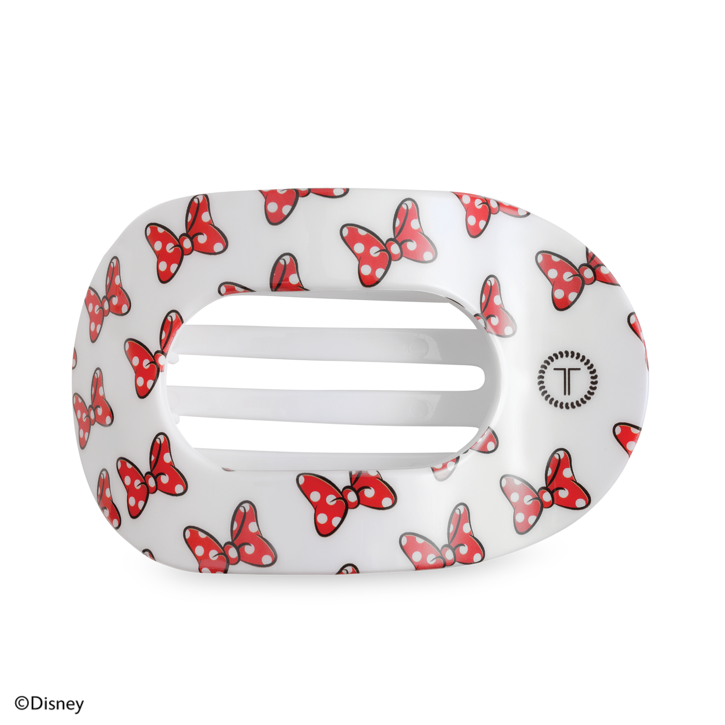 Flat Round Hair Clip | Large | Minnie Mouse Loves Her Bows!