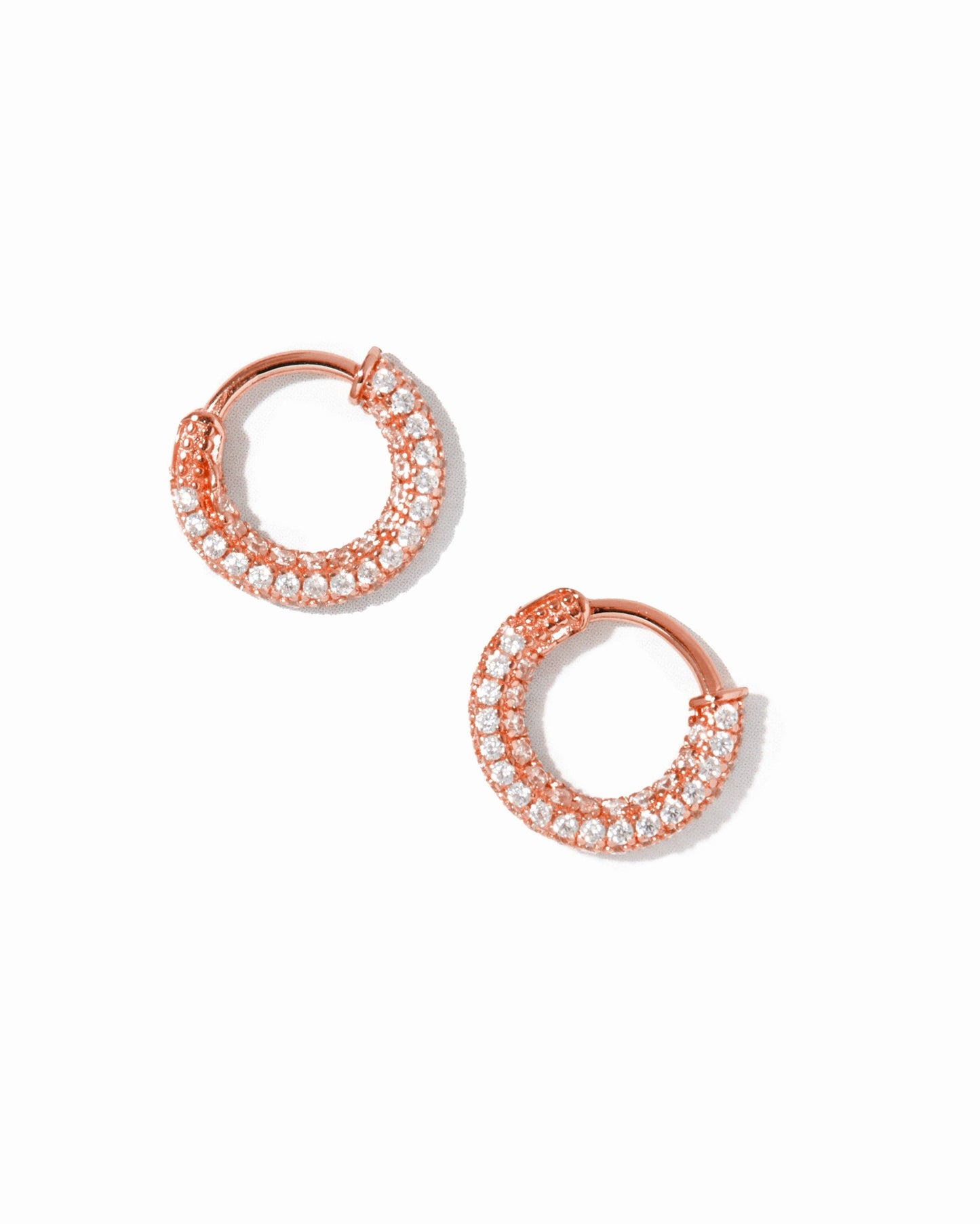Pavé Hoop Earrings